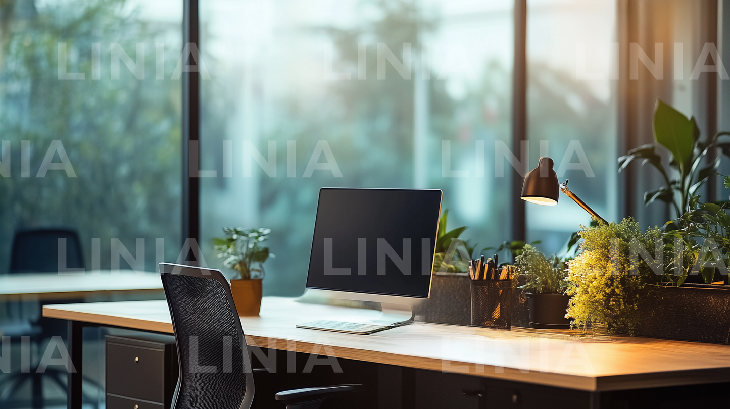 Office Space Virtual Background