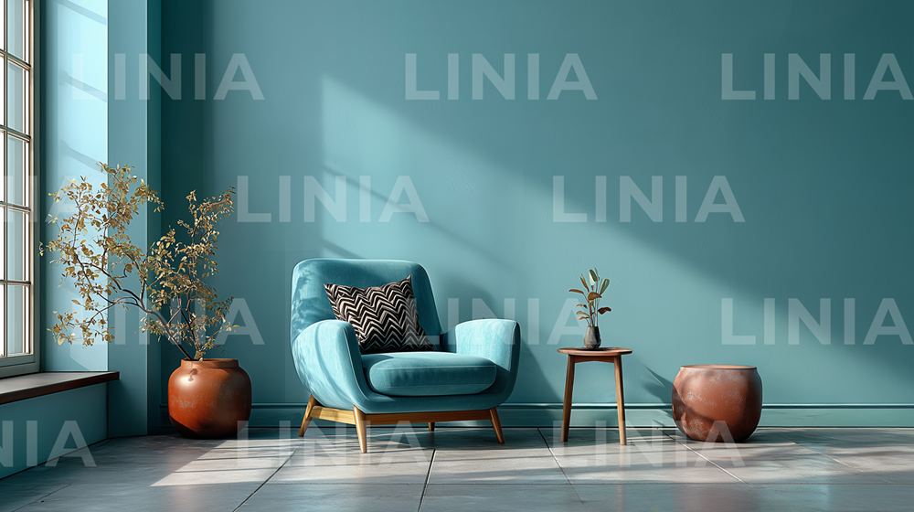 Blue Background Wall