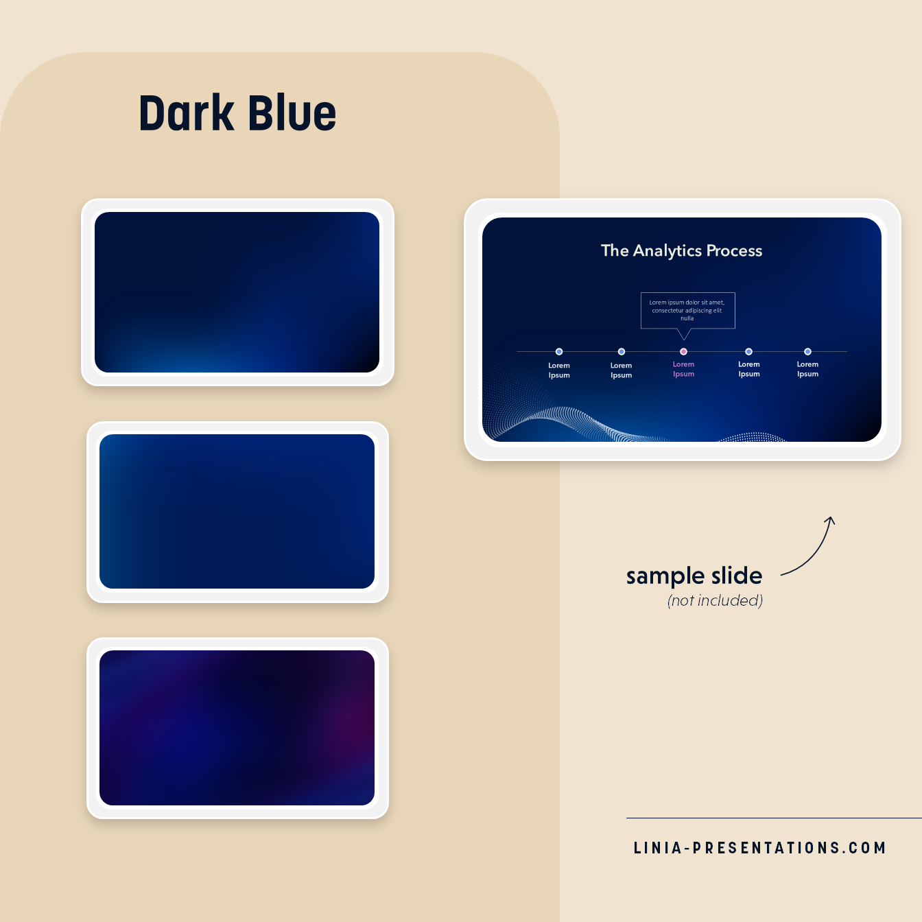 Dark Blue Slides Background