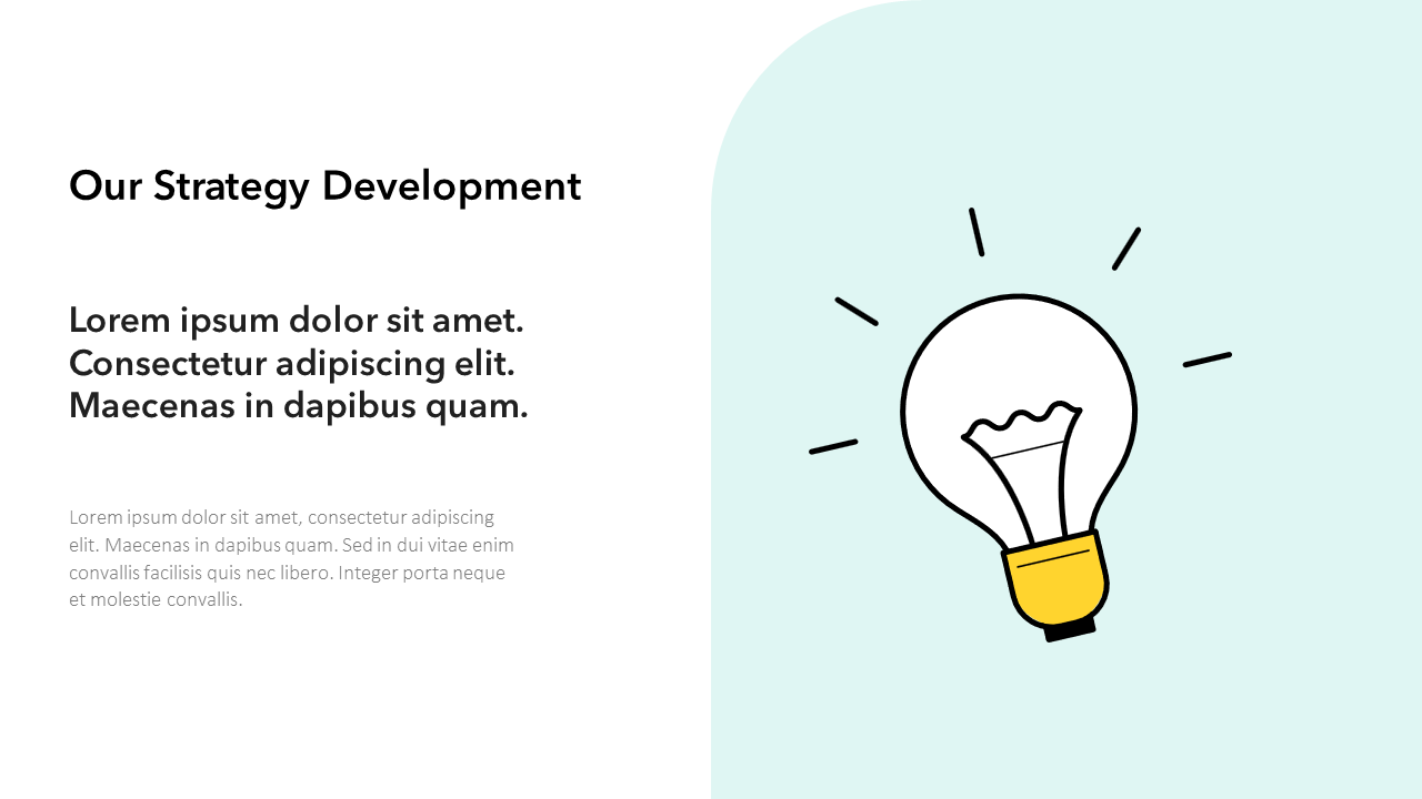 Strategy Development Slide