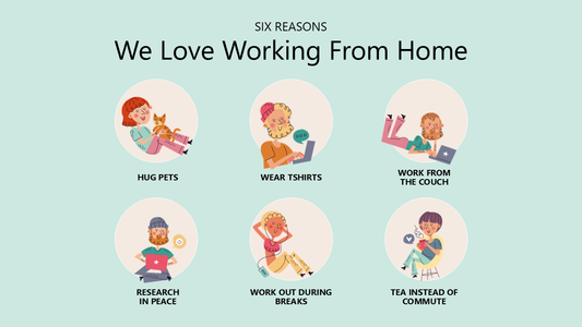 We Love Working From Home Slide