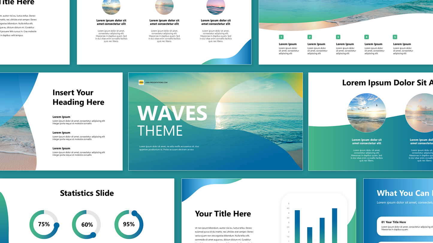 Waves PPT Theme