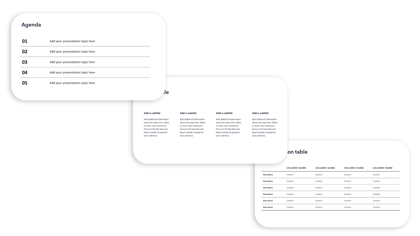 Minimalist PowerPoint Template