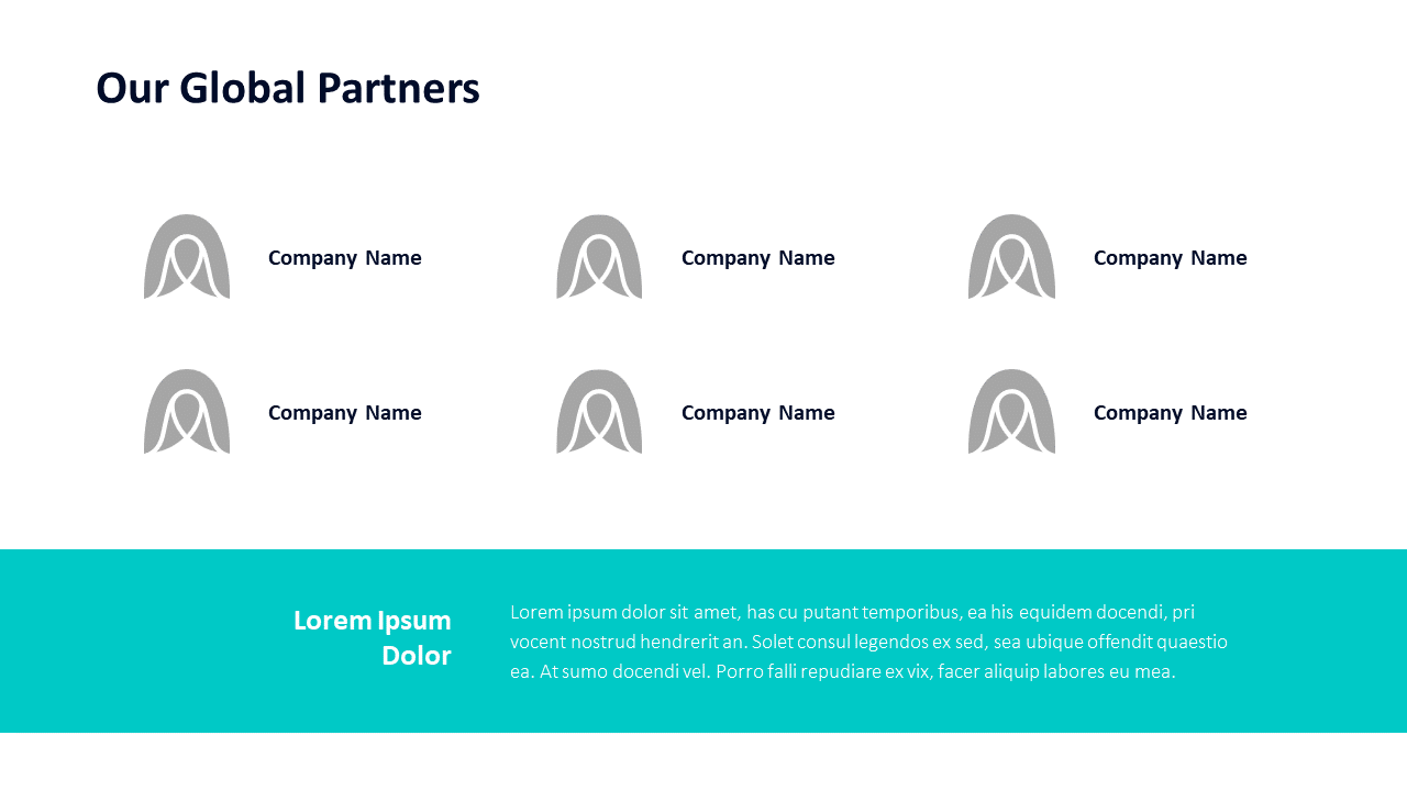 Our Global Partners PPT Slide