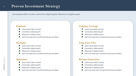 Our Investment Strategy PPT