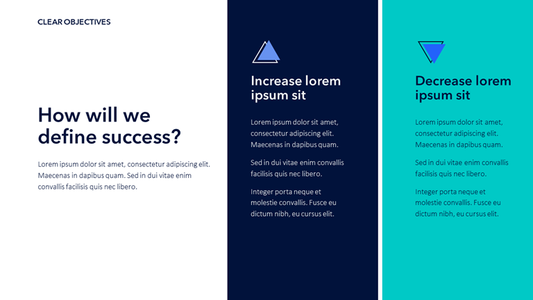 KPIs and Project Objectives PPT Slide