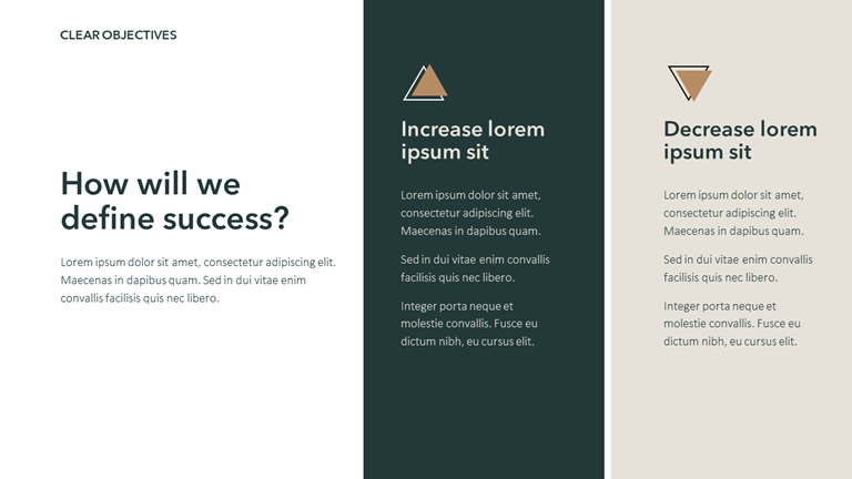 KPIs and Project Objectives PPT Slide