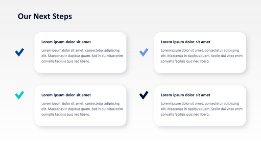 Next Steps Slide Template - PPT