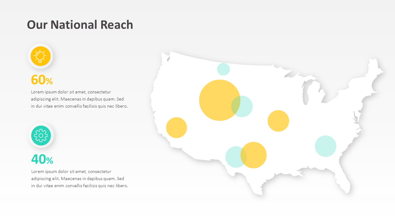 US Map Slide Template