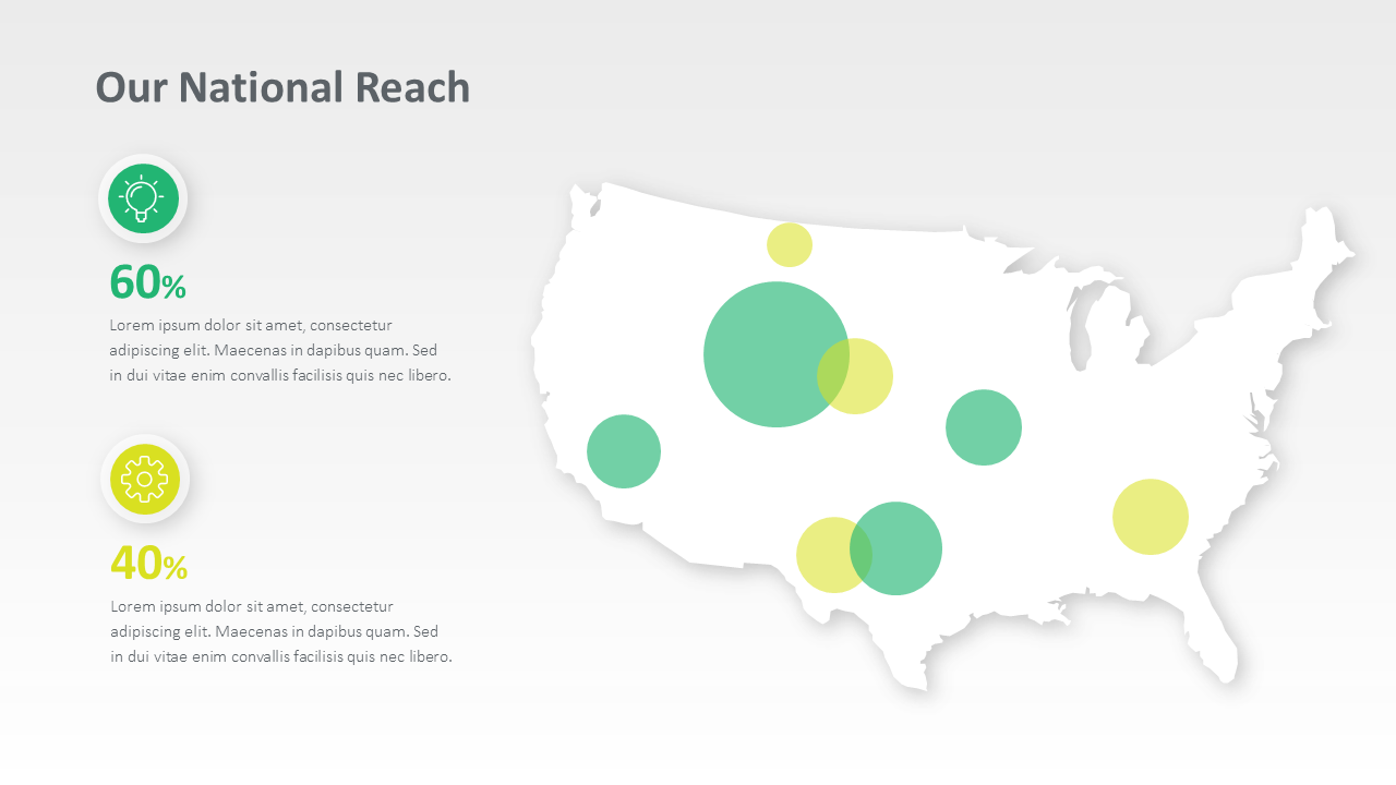 US Map Slide Template