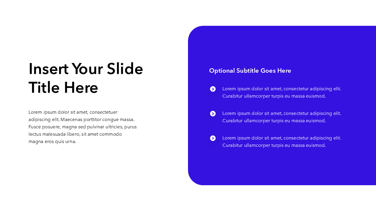 Simple Blue PowerPoint Template