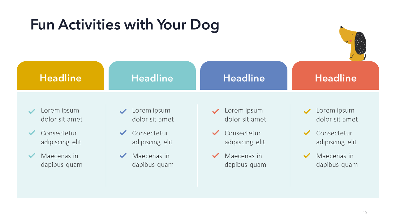 Pet and dog PowerPoint Template
