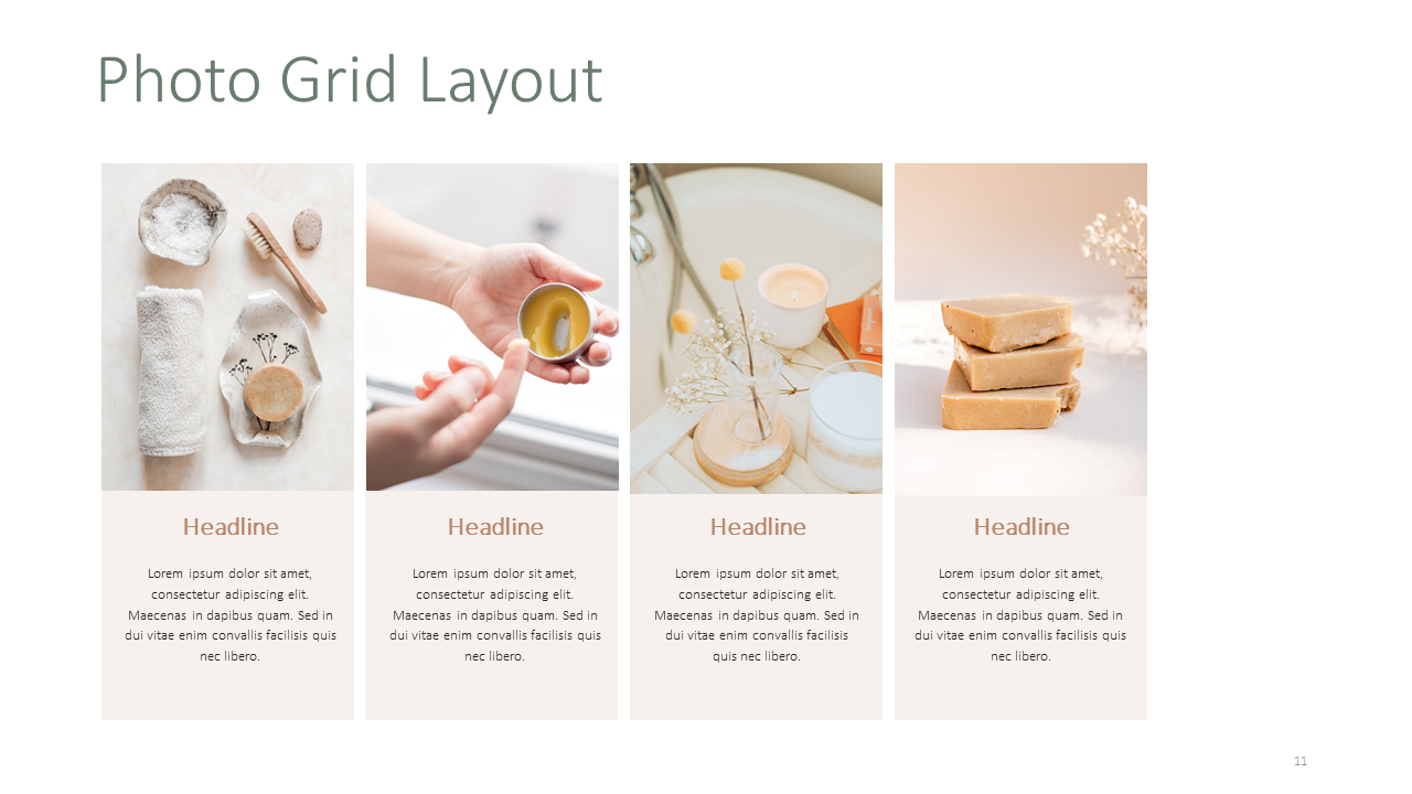 Beauty Products PPT Template