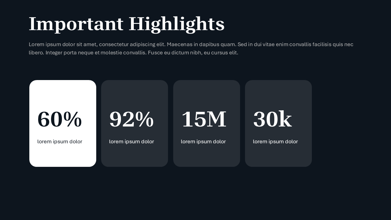 Black PPT Template