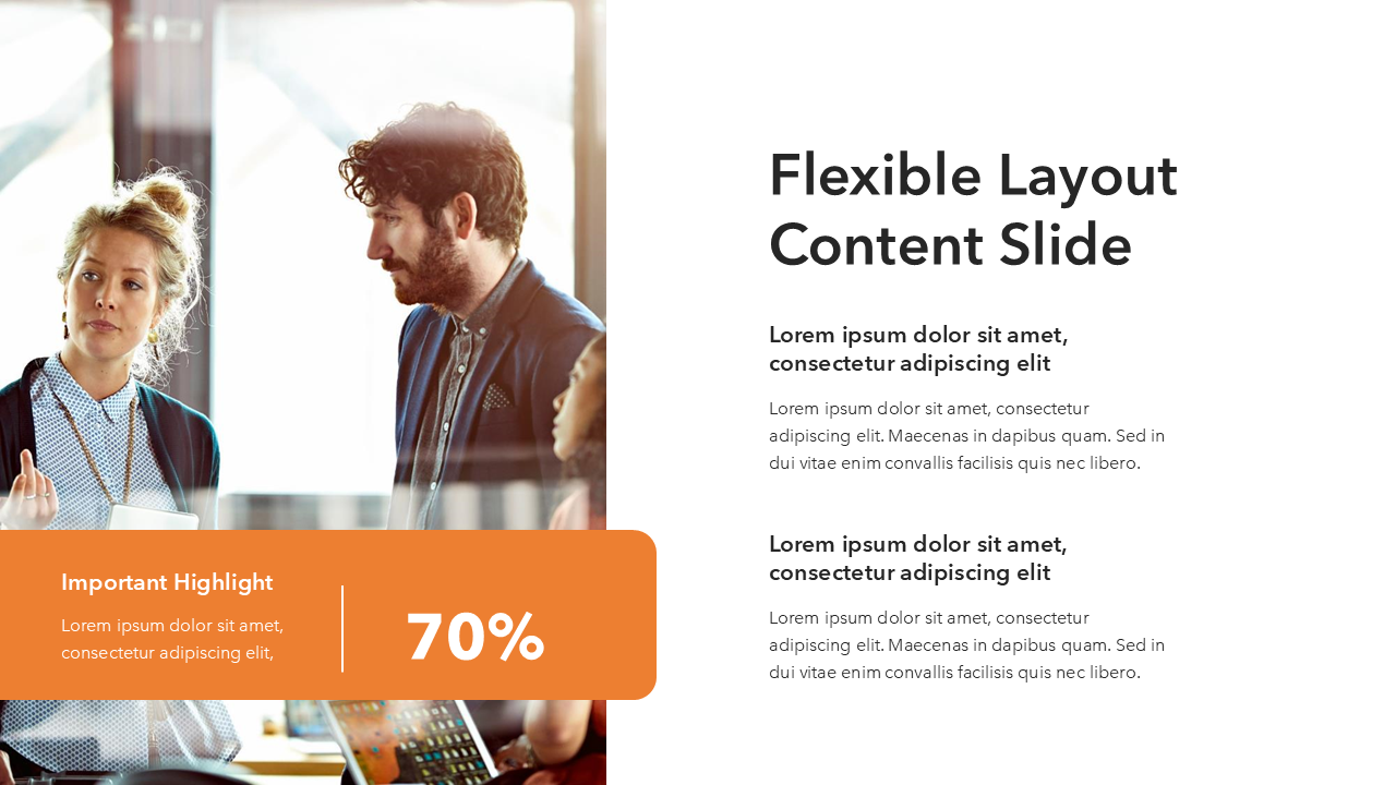 Orange and Black PPT Template
