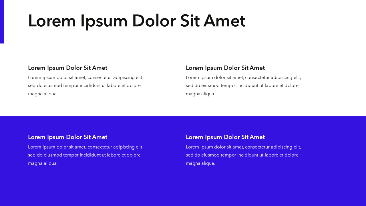 Simple Blue PowerPoint Template