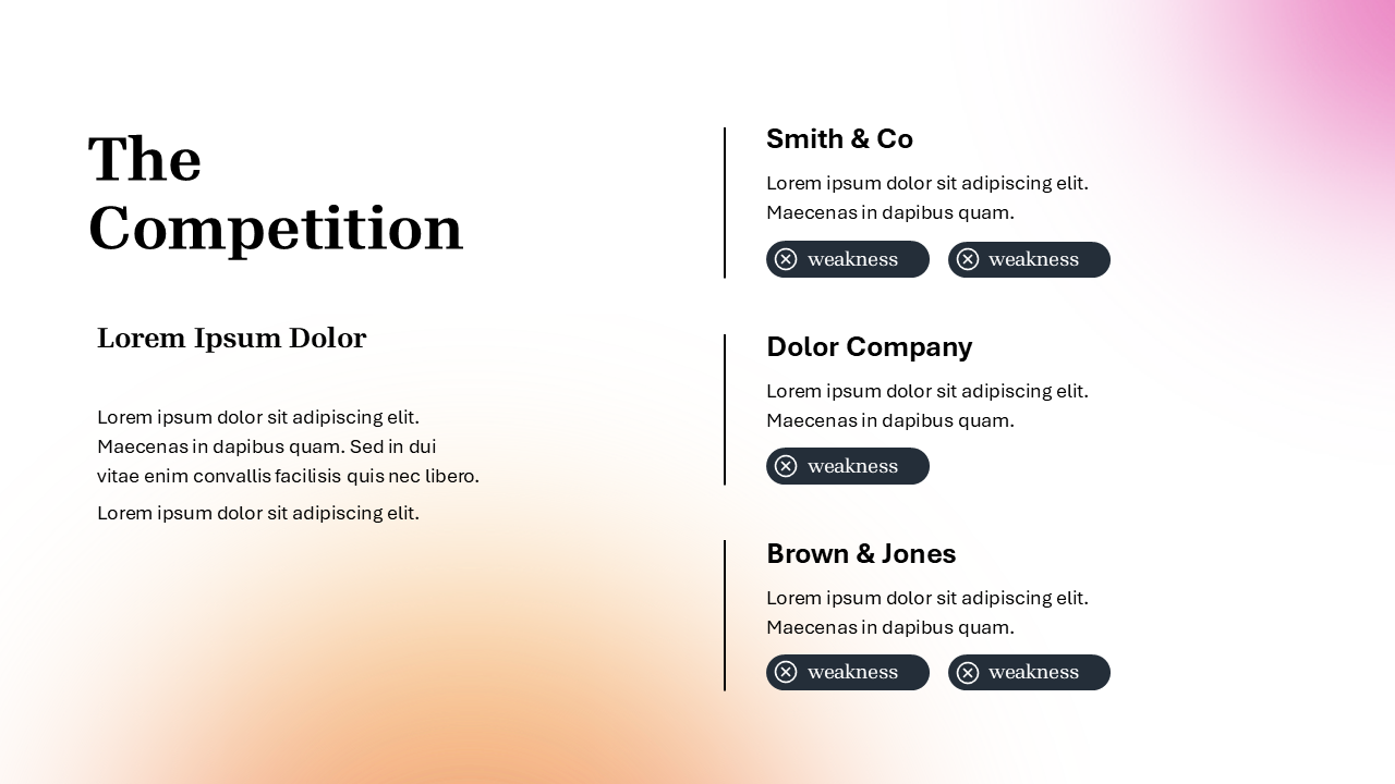 Gradient Presentation Template