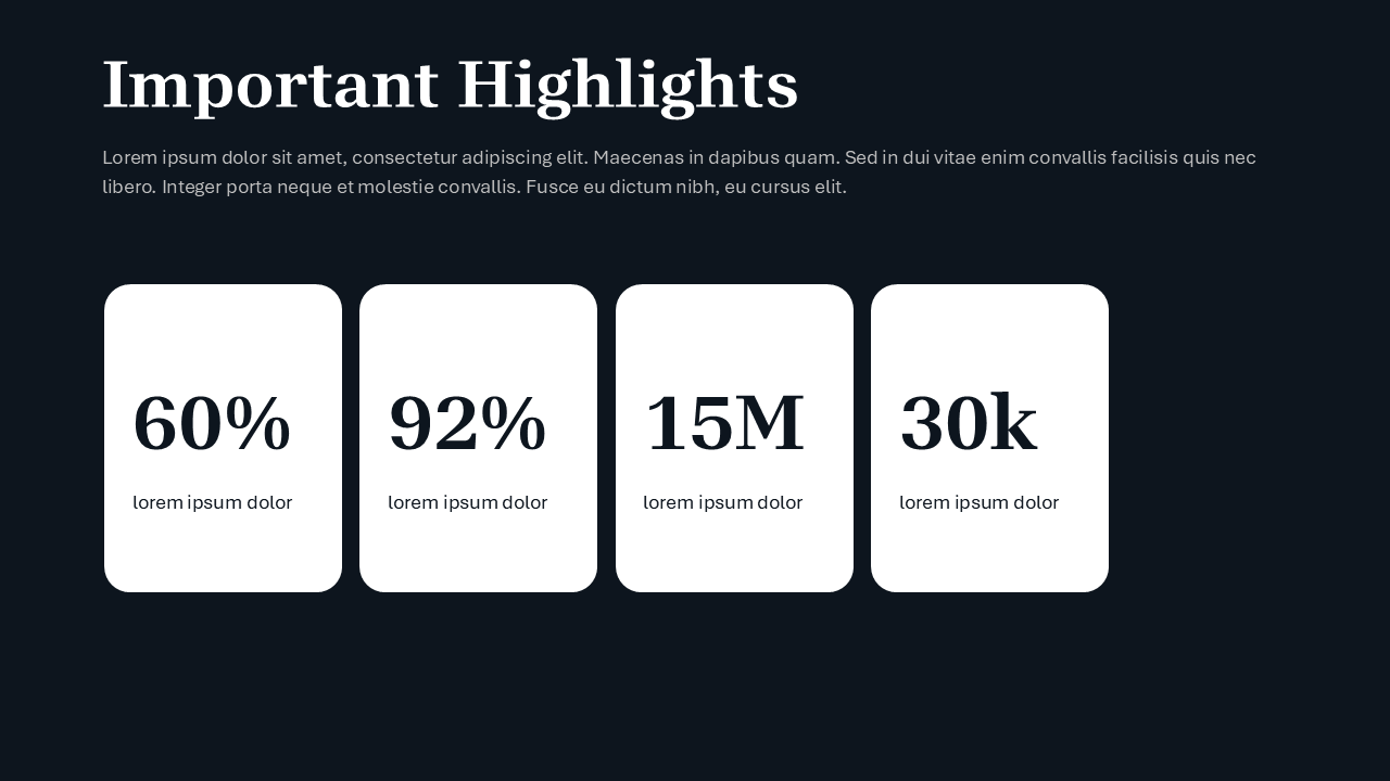 Black PPT Template