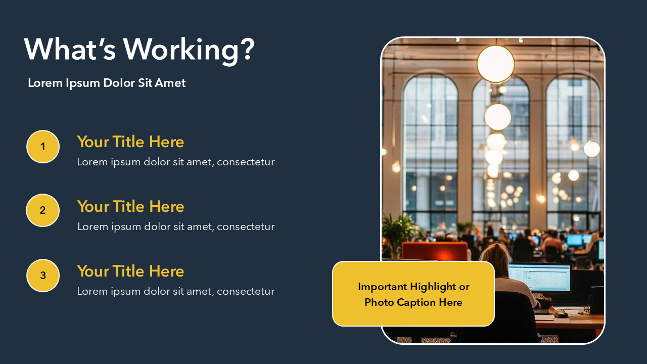 Keynote Speech Template (Black & Yellow)