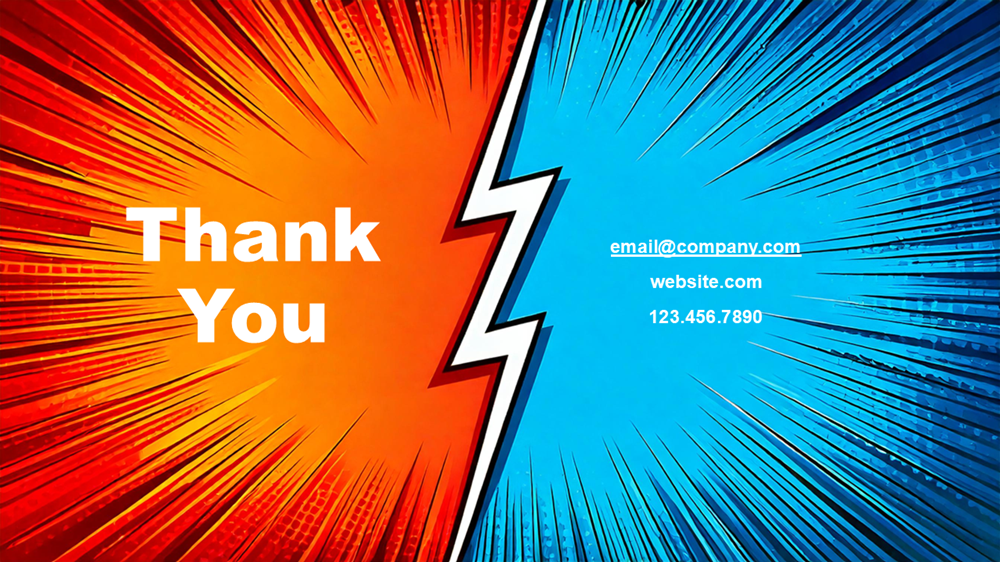 Comic Book Style Powerpoint Template