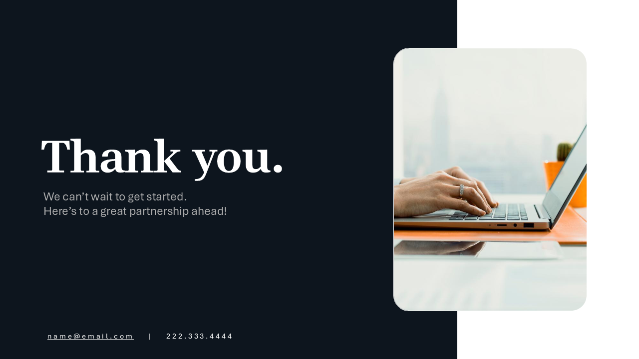 Black and White PowerPoint Template