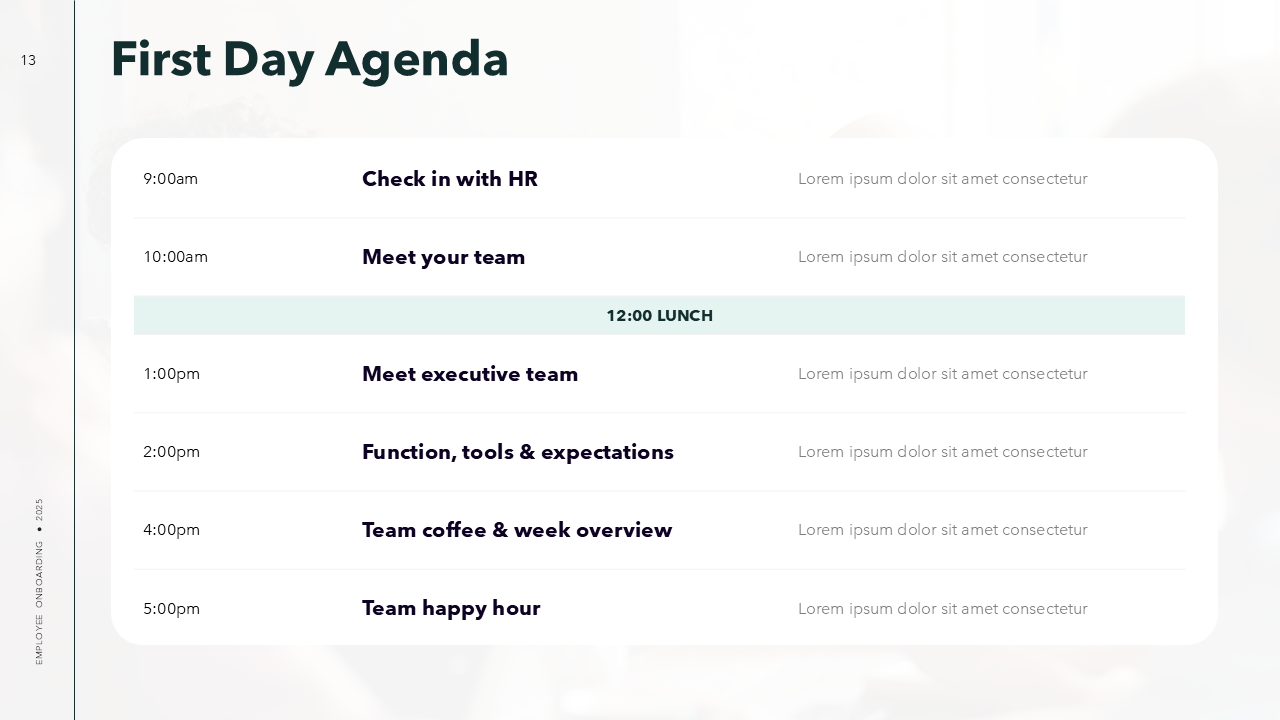 New Employee Onboarding Template