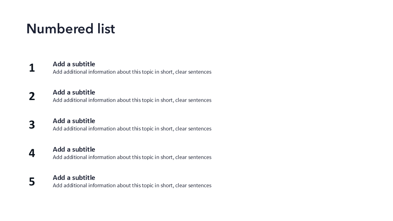 Minimalist PowerPoint Template