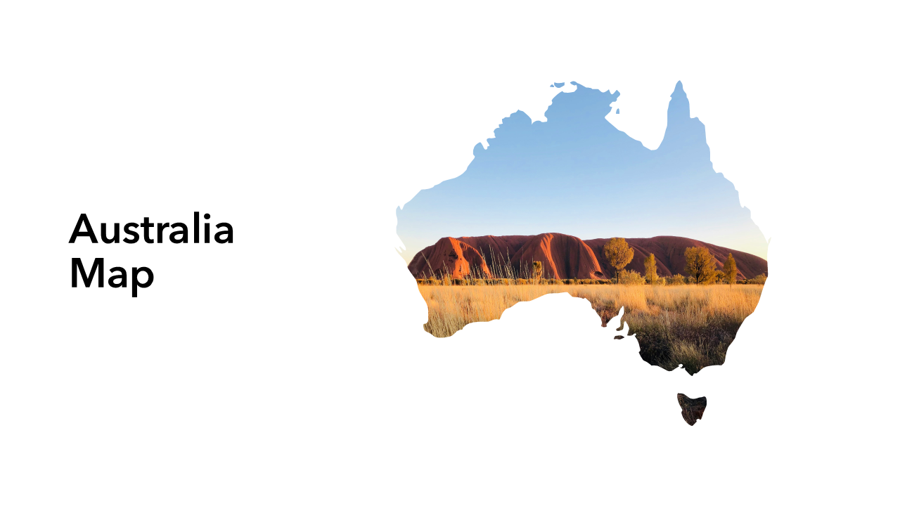 Australia Map PPT Slides