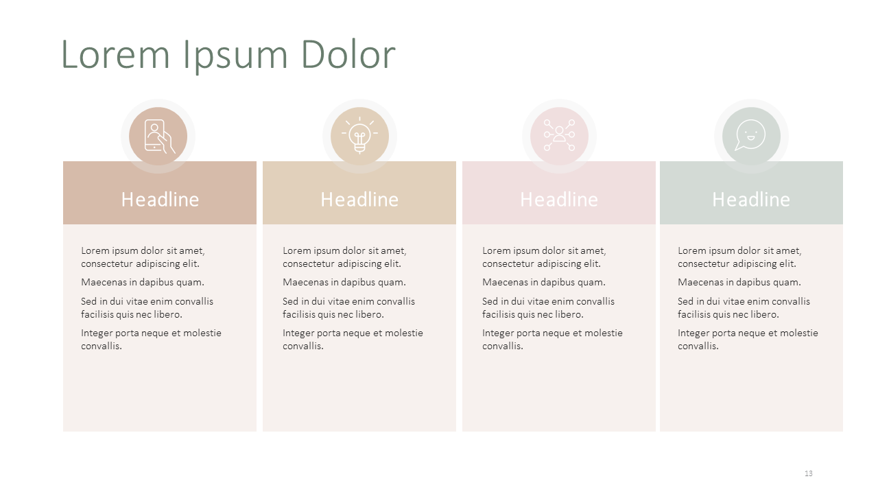 Beauty Products PPT Template