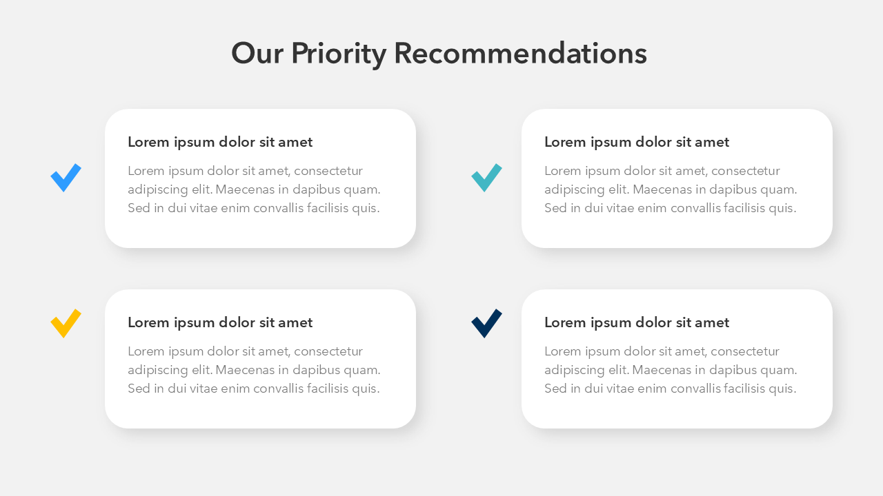 Recommendations Slide
