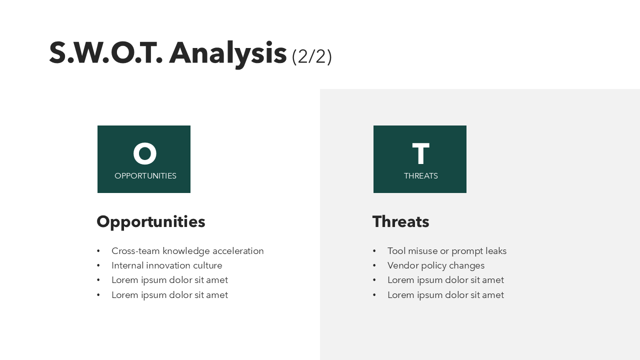Project Charter Template PPT