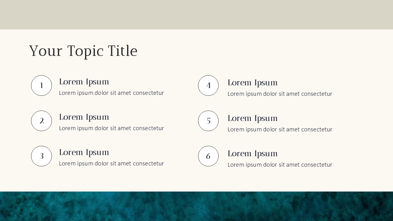 Ocean Powerpoint Template