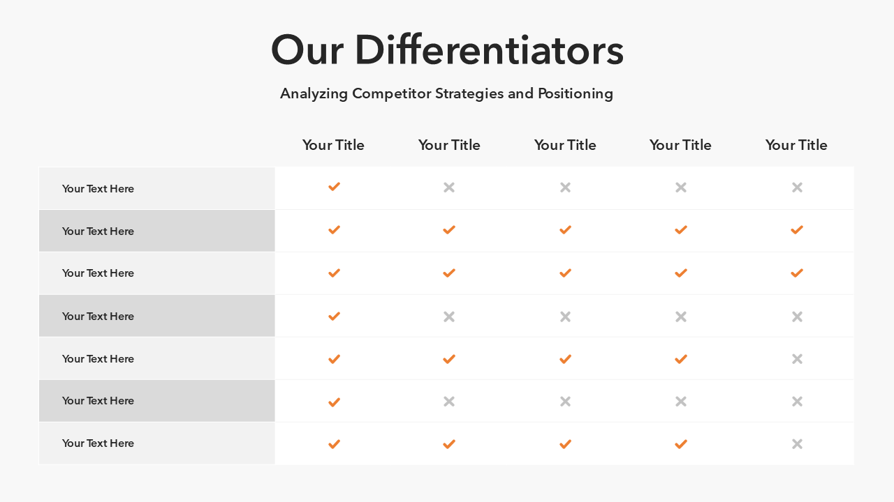 Orange and Black PPT Template