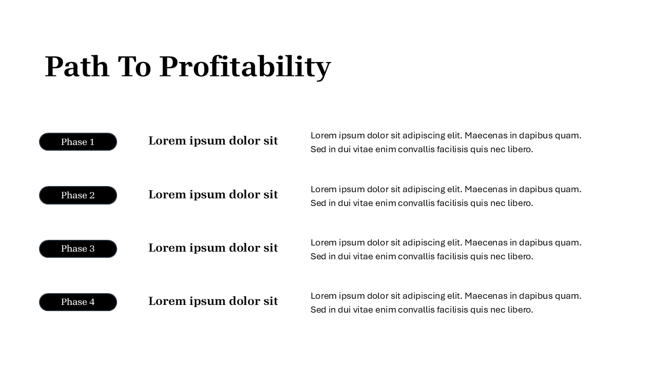 Simple Pitch Deck Template