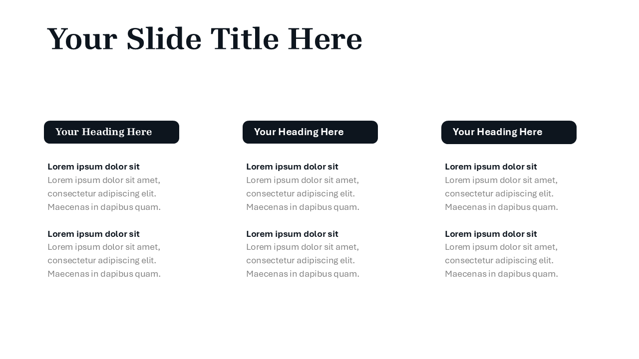 White PowerPoint Template