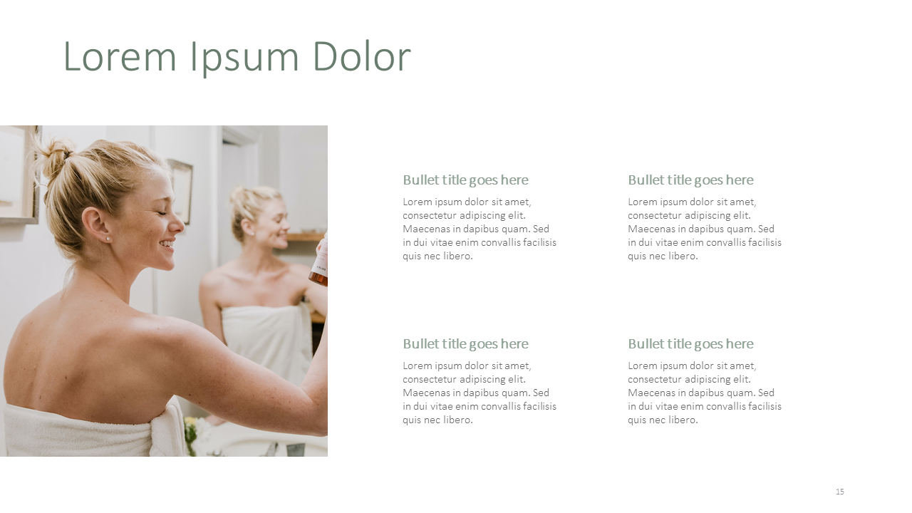 Beauty Products PPT Template