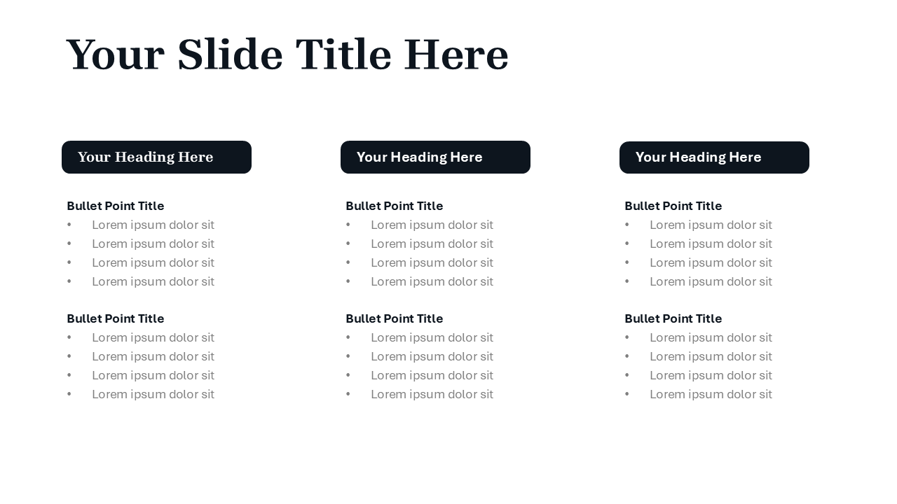 White PowerPoint Template