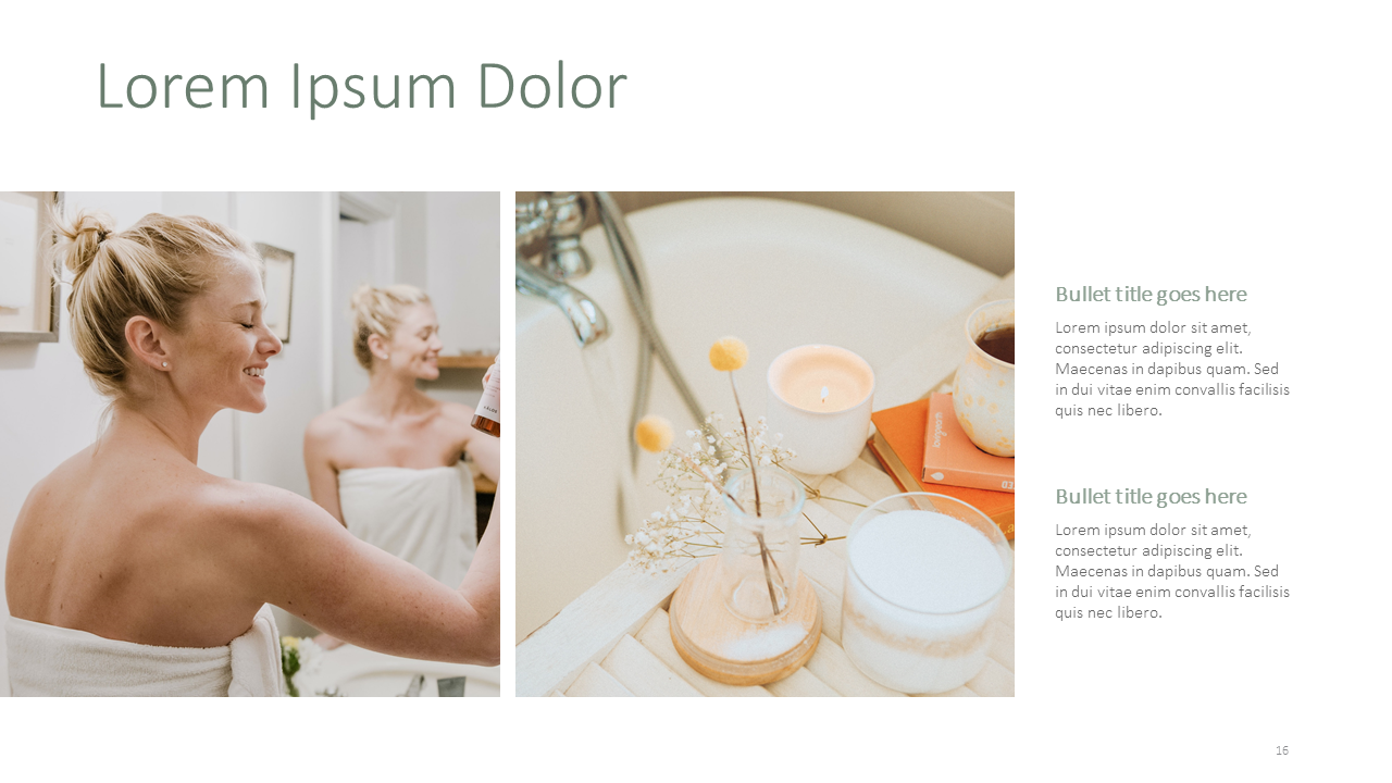Beauty Products PPT Template