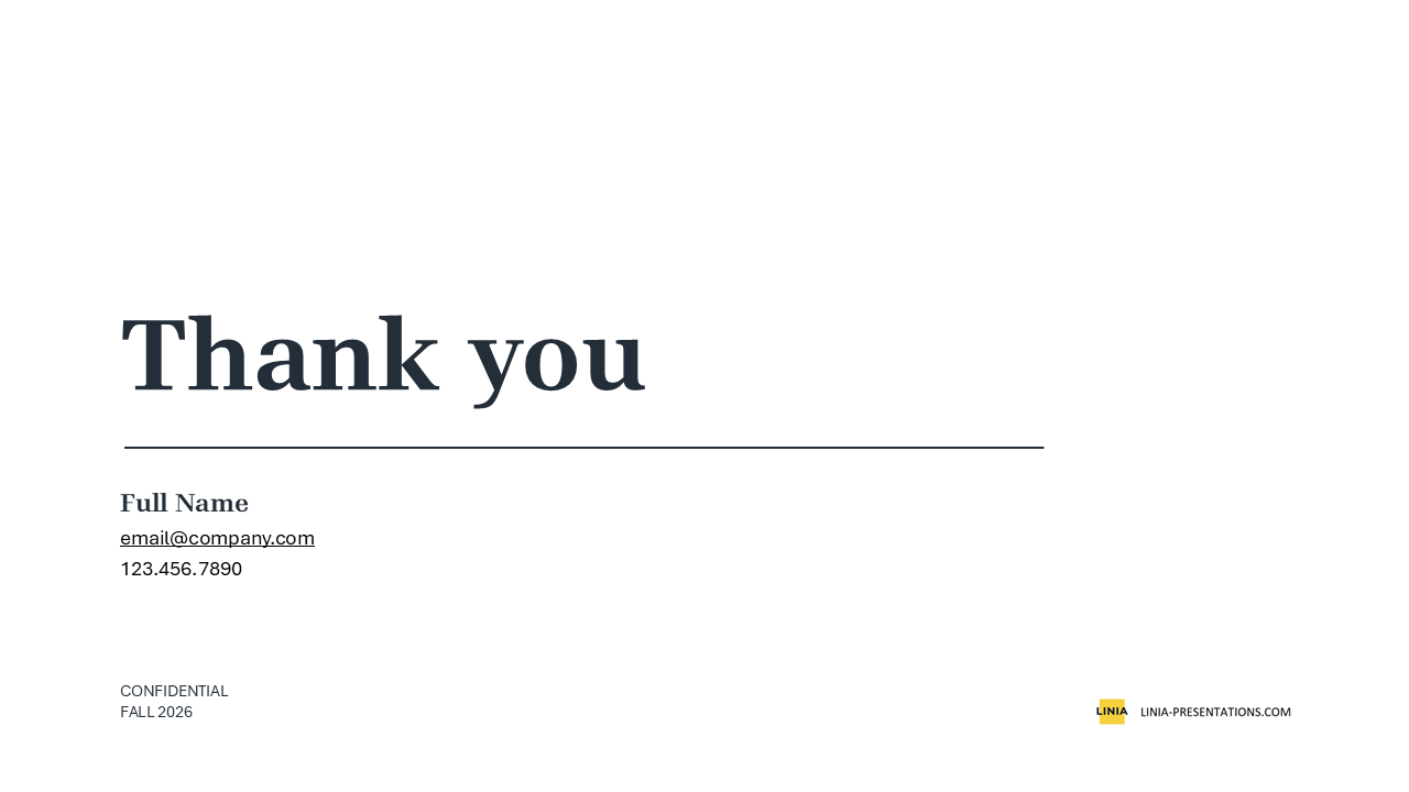 Simple Pitch Deck Template