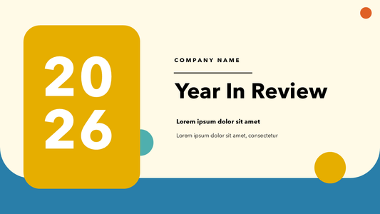 Year In Review PowerPoint Template