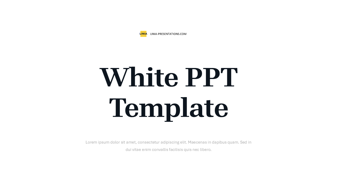 White PowerPoint Template