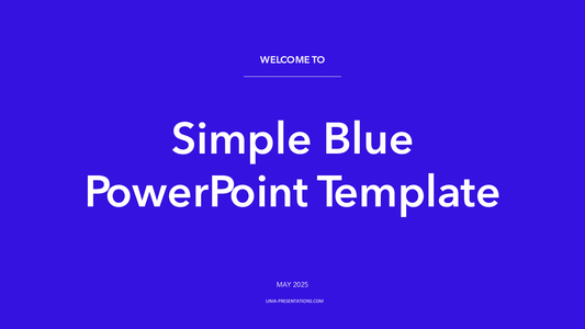Simple Blue PowerPoint Template
