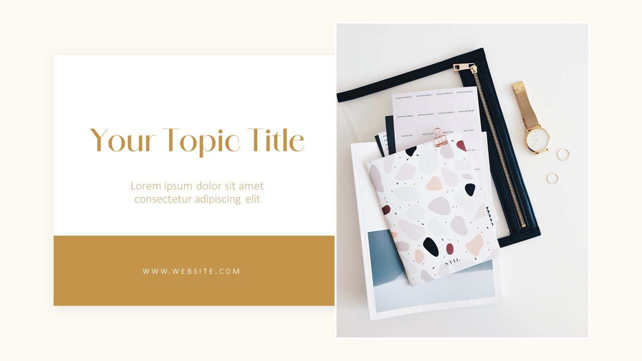 Modern Online Course Template