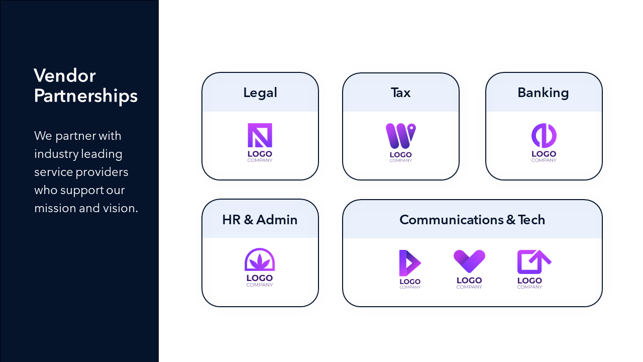 Vendor Partnerships Slide Template