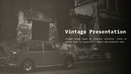 Vintage PowerPoint Template