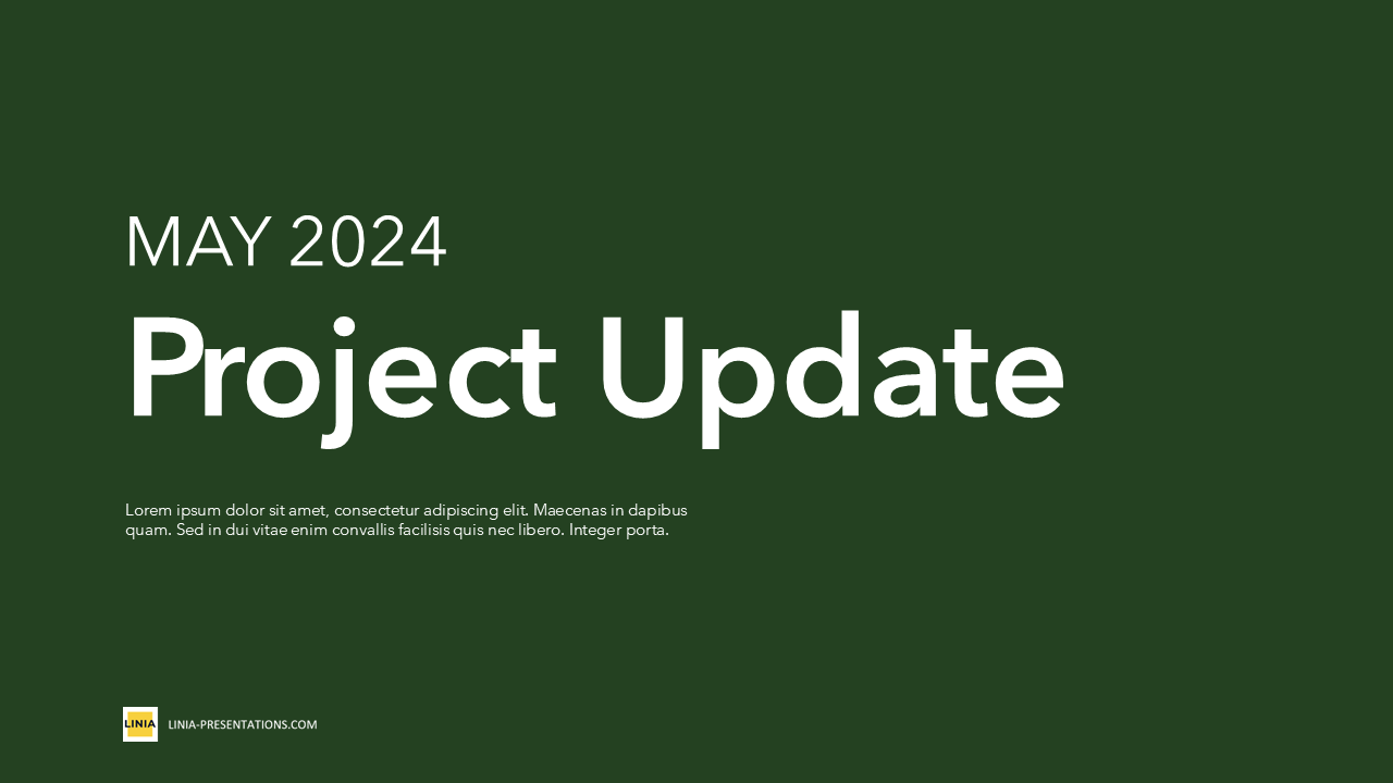 Project Update Template