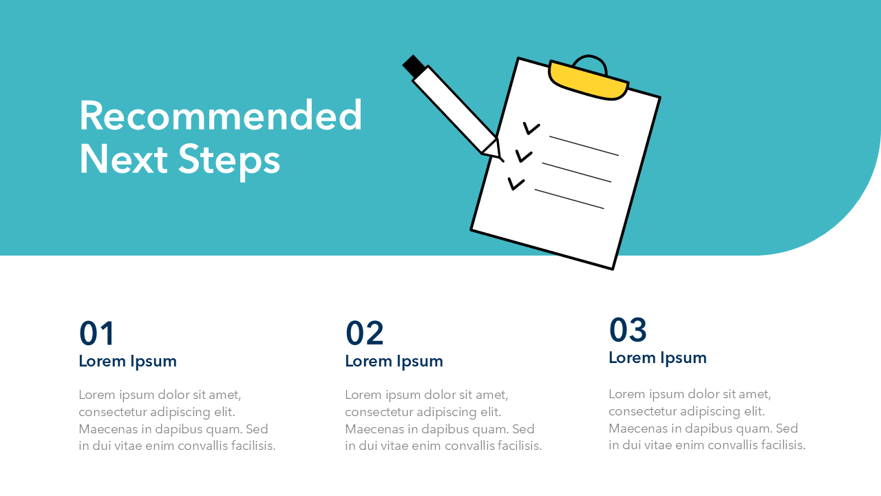 Recommendations Slide