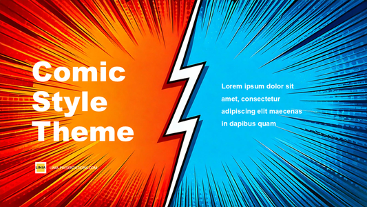 Comic Book Style Powerpoint Template