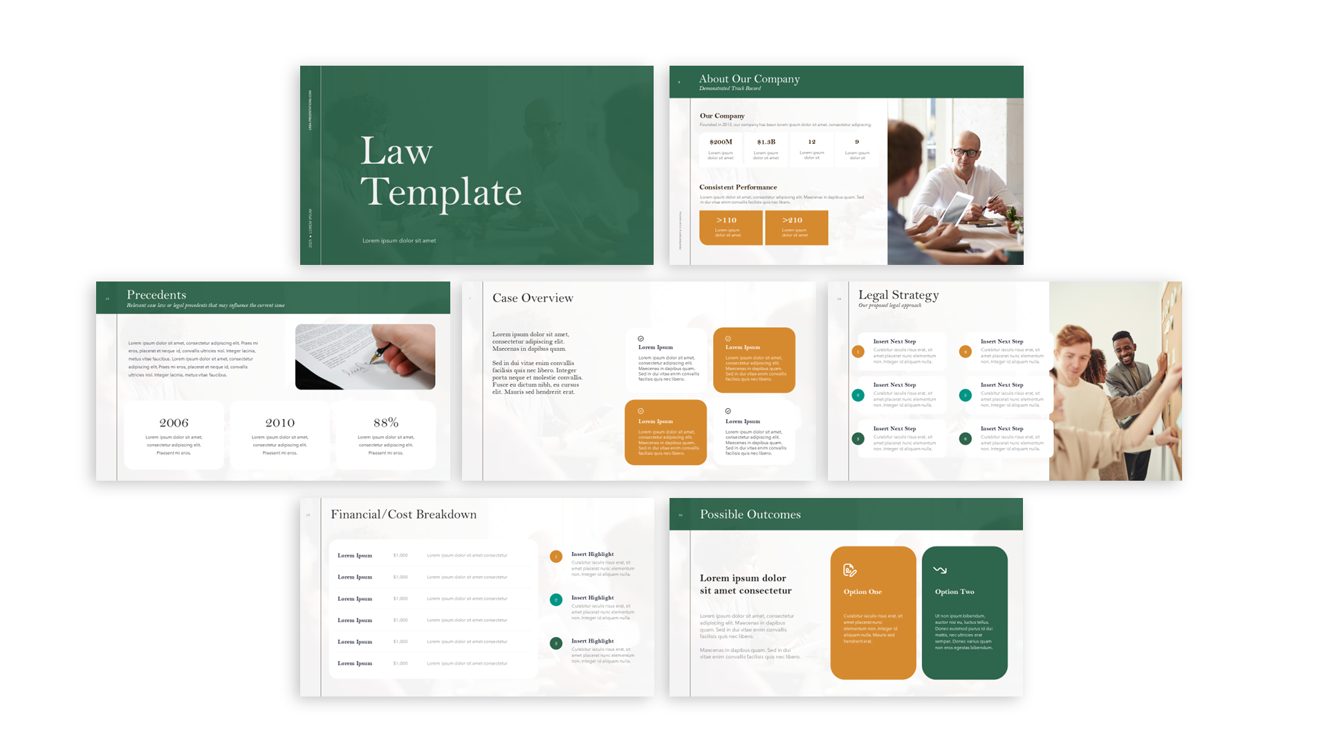 Law PPT Template PowerPoint Google Slides