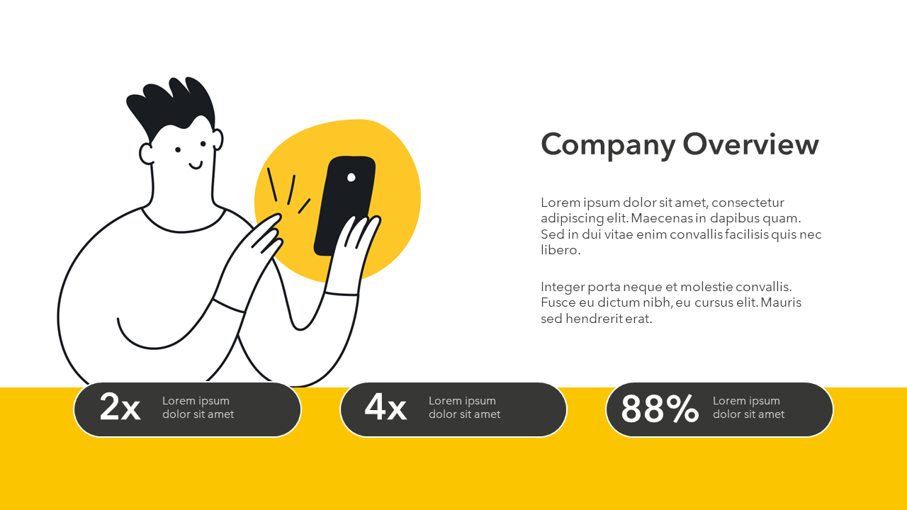 Overview slide template